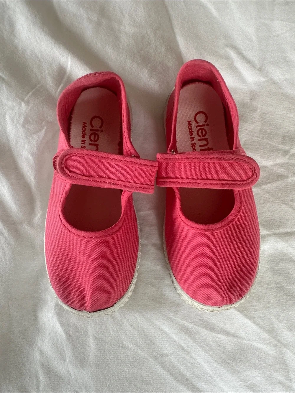 Cienta Kids Toddler Mary Jane Canvas Shoes in Pink 25